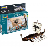 KIT PARA MONTAR REVELL MODEL SET BARCO VIKING 1/50 131 PEÇAS COMPLETO COM TINTAS COLA E PINCEL REV 65403